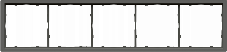 Рамка 5-я, матовый шоколад, серия R98