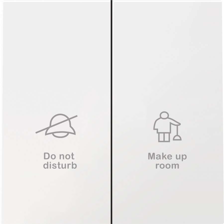 Клавиша 2-я с символами DND/MUR, белый, серия R98