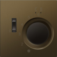 Накладка для регулятора температуры пола DTEF231, латунь, серия R98 METAL