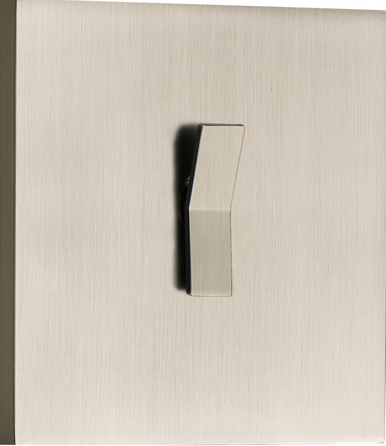 Переключатель перекрестный (с 3-х мест) на 1 тумблер, клавиша Angle, 10AX 250V, никель, серия N96