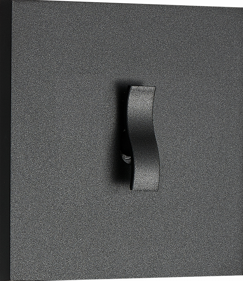 Переключатель на 1 тумблер, клавиша Wave, 10AX 250V, черный, серия N96