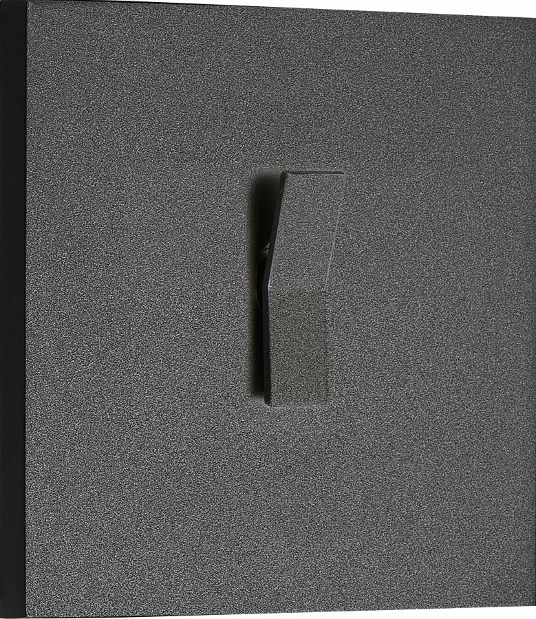 Переключатель на 1 тумблер, клавиша Angle, 10AX 250V, черный, серия N96