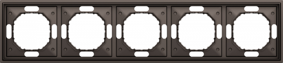 Рамка 5-я, мокко, серия S08