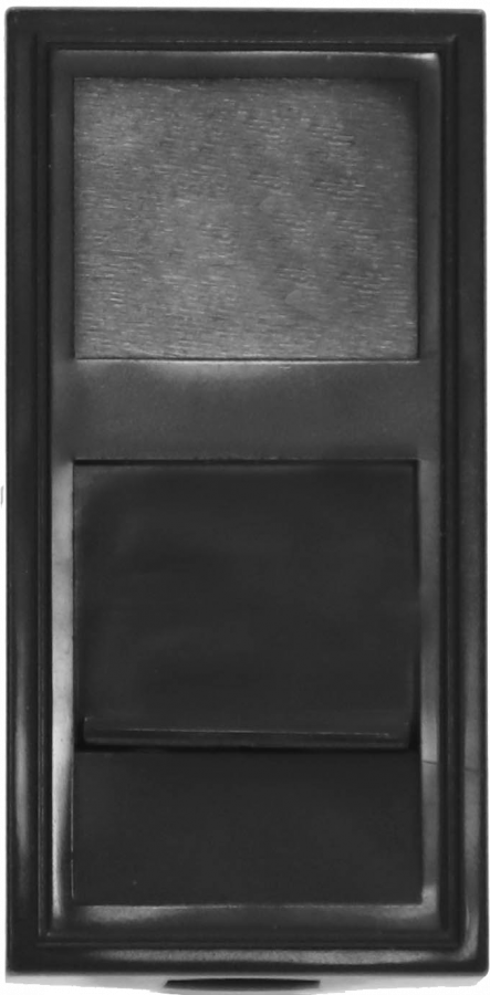 Розетка DEC RJ45 UTP кат.5e, 1мод., черн. (22.5х45мм)