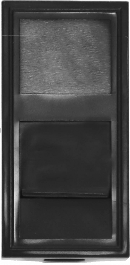 Розетка DEC RJ45 UTP кат.6, 1мод., черн. (22.5х45мм)