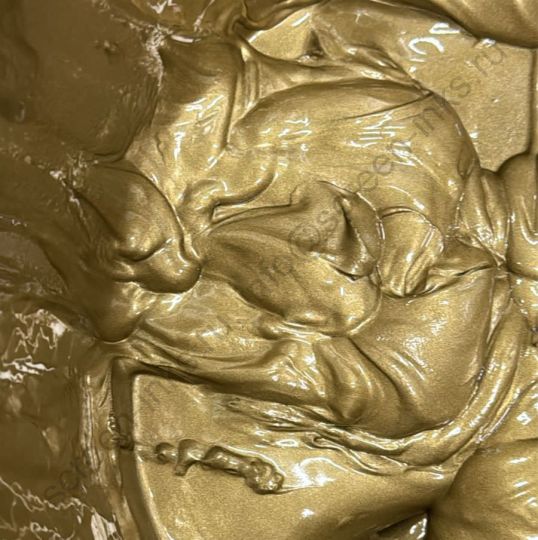 Краска пластизолевая  GEMTEKS PL GOLD золото  ( 5 кг.) для ткани