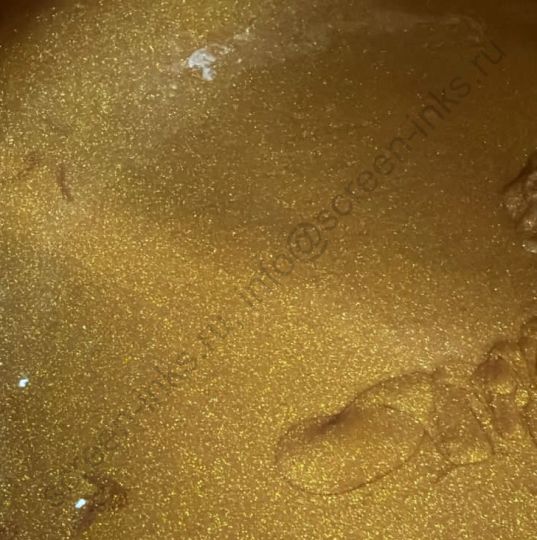 Краска пластизолевая  GEMTEKS PL GOLD Sh золото  ( 5 кг.) для ткани