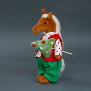 Набор Лошадка Мальчик в красно-зеленом