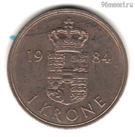 Дания 1 крона 1984 R-B