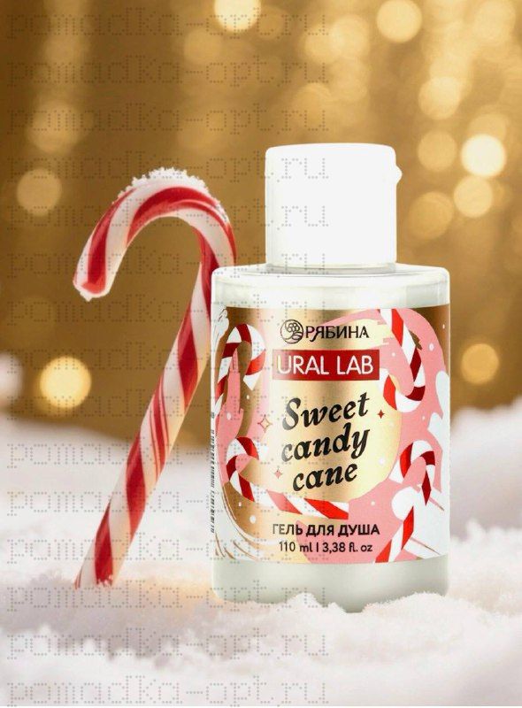 Гель для душа, 110 мл, Sweet candy cane, аромат карамель
