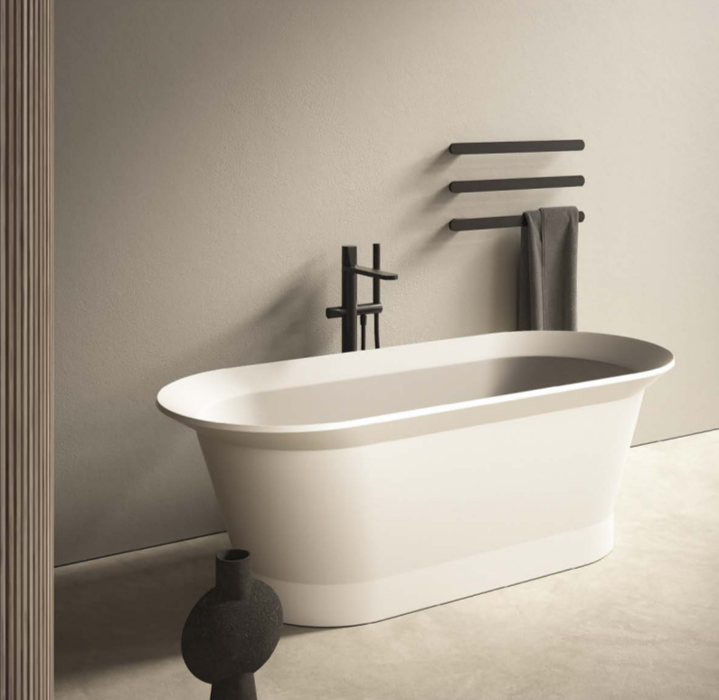 Ванна отдельностоящая Antonio Lupi OASI OASI10 168х73 см из материала Cristalplant ФОТО