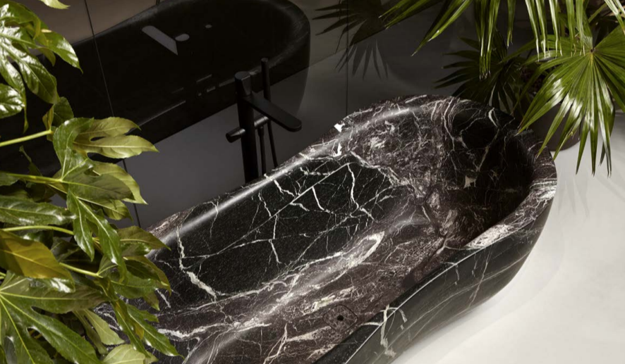 Отдельностоящая ванна Antonio Lupi FIDA из камня 170х80 см ФОТО