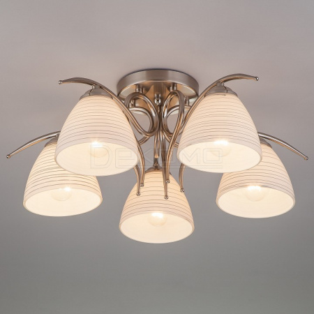 Потолочная люстра Megan 30121/5 сатин-никель