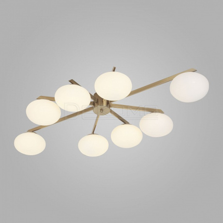 Потолочная люстра Opaline 70220/8 латунь