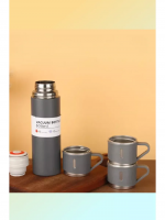 83309 набор термос + 2 кружки [серый]