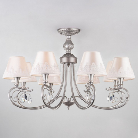 Люстра на штанге Incanto 60069/8 серебро