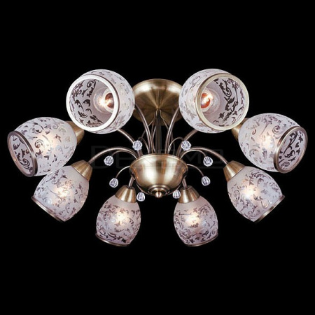 Люстра на штанге Gabriella 30026/8 античная бронза