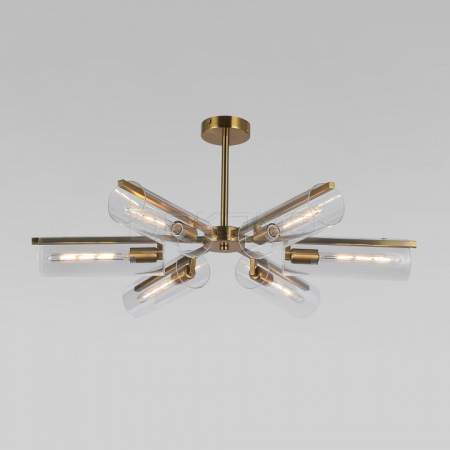 Люстра на штанге Trompeta 70144/6 латунь