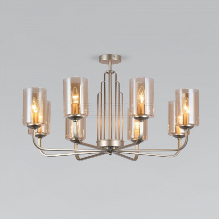 Люстра на штанге Defi 60138/8 золото перламутровое