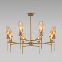 Люстра на штанге Prism 60143/8 латунь