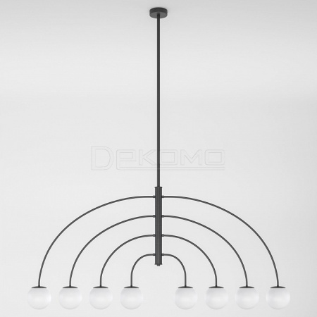 Люстра на штанге Cenacolo 30179/8 черный