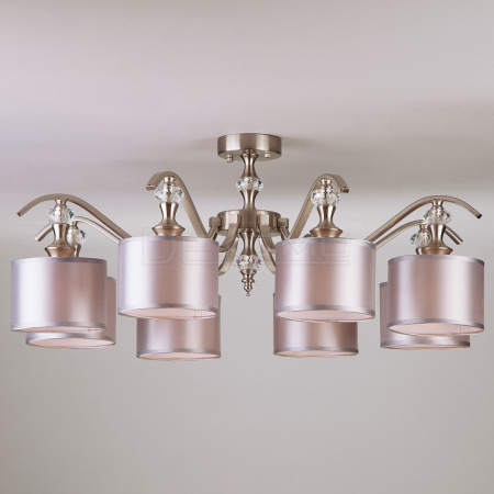 Люстра на штанге Ofelia 60070/8 сатин-никель