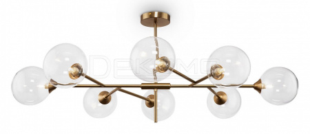 Люстра на штанге Maddison FR5115PL-08BZ