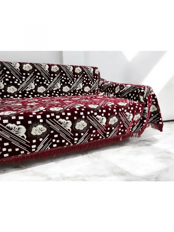Ковровое покрывало , дивандек 160х220 см.,бордовый