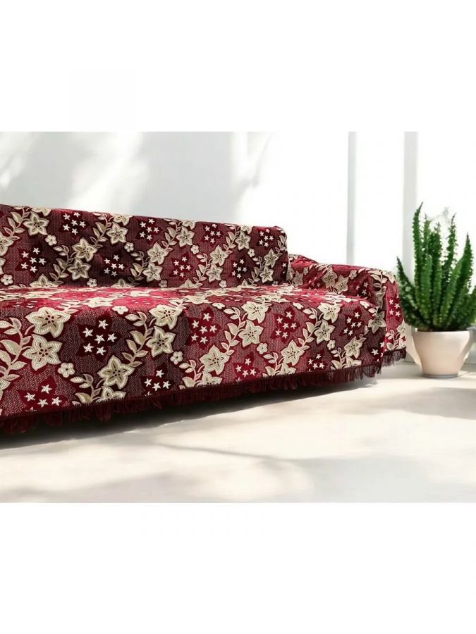 Ковровое покрывало , дивандек 160х220 см.,бордовый