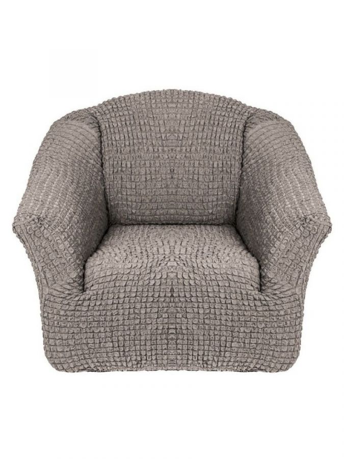 Чехол на кресло без оборки 1 шт., Латте