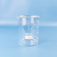 Стакан лабораторный низкий Labdevices Н-1-800, 800 мл, стекло Boro 3.3, градуированный