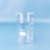 Стакан лабораторный высокий Labdevices В-1-500, 500 мл, стекло Boro 3.3, градуированный