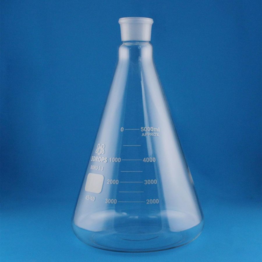 Колба коническая Labdevices КН-1-5000, 5000 мл, шлиф 45/40