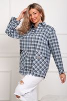 1072 Рубашка женская [серый]