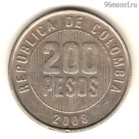 Колумбия 200 песо 2008