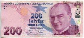 Турция 200 лир 2009