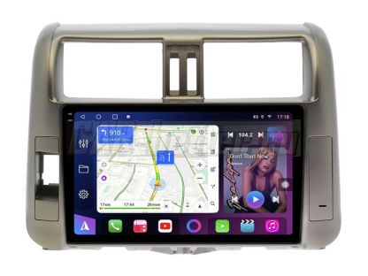 Магнитола Toyota Prado 150 2009-2013, рамка бронза, Farcar, экран 2K QLED 2000x1200 (FC-BM065M)