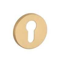 Накладка круглая под цилиндр Stile PZ R золото матовое