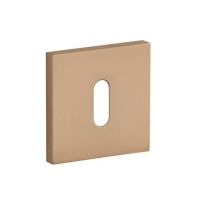 Накладка квадратная под межкомнатный ключ Stile OB Q светло-коричневый