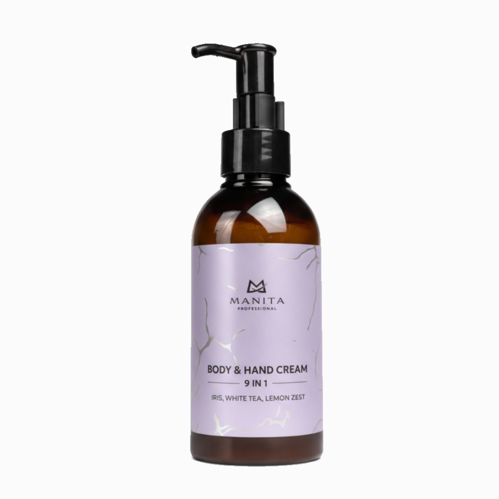 Крем MANITA PROFESSIONAL для рук и тела IRIS,WHITE TEA,LEMON ZEST 150 мл