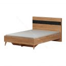 Кровать 1400 Ольга 4 Дуб золотистый/Креатель