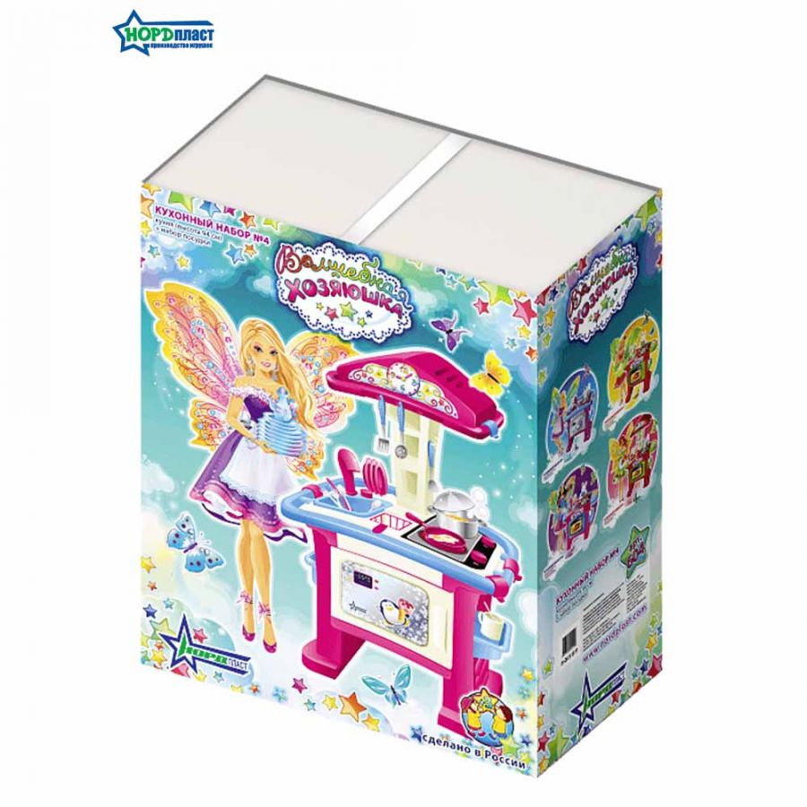 "Волшебная Хозяюшка": кухонный набор №4 (кухня (94 см)+ набор посудки)