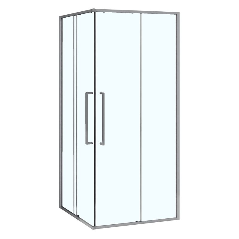 Душевое ограждение Azario SHANGHAI 90х90 квадрат, графит матовый AZ-R43-900-MGR-CL