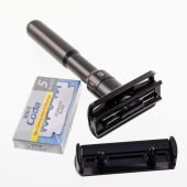 Станок для бритья Shaver 2000S (безопаска) [+5 лезвий][чёрный]