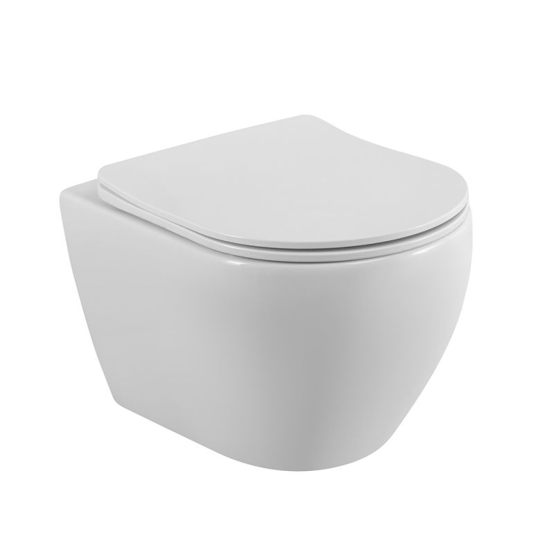 Унитаз подвесной безободковый CEZARES STYLUS CZR-513-TH-R/CZR-089-SC