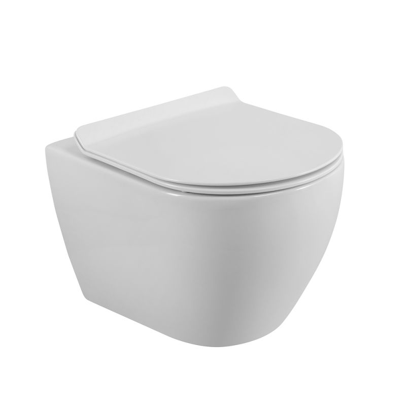 Унитаз подвесной безободковый CEZARES STYLUS-TOR CZR-6601-TH-TOR/CZR-076-SC