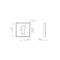 Накладка под цилиндр Fuaro ET ZL схема