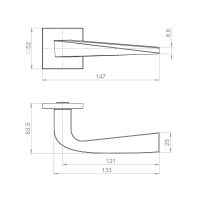 Ручка Fuaro Spiral ZL схема