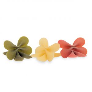 Макароны Бабочки трёхцветные La Fabbrica Della Pasta Farfalloni Tricolore 500 г - Италия