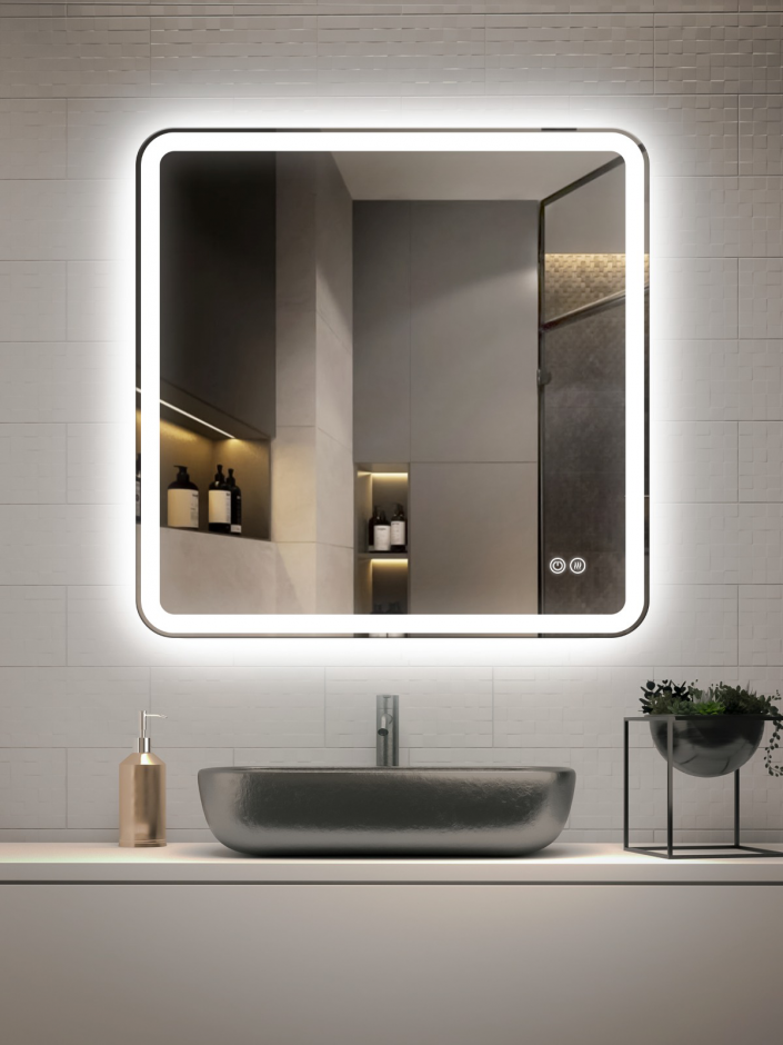 Зеркало квадратное Vincea VLM-3VC7007 70х70 см ФОТО